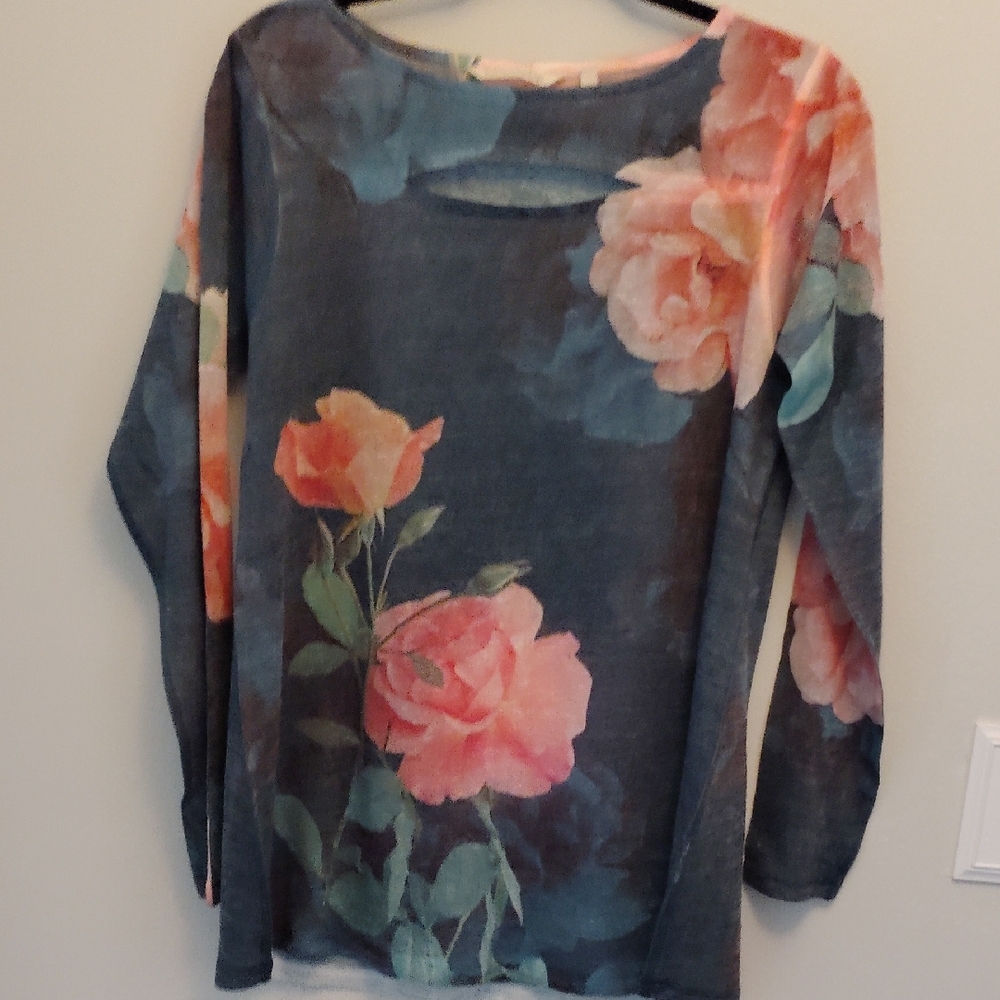Soft Surroundings Multicolor Knit Top